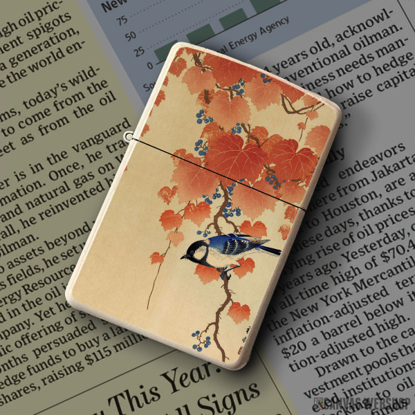 Upaljač Titmouse in a paulownia