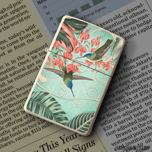 Upaljač Tropical Mint and Coral Collage