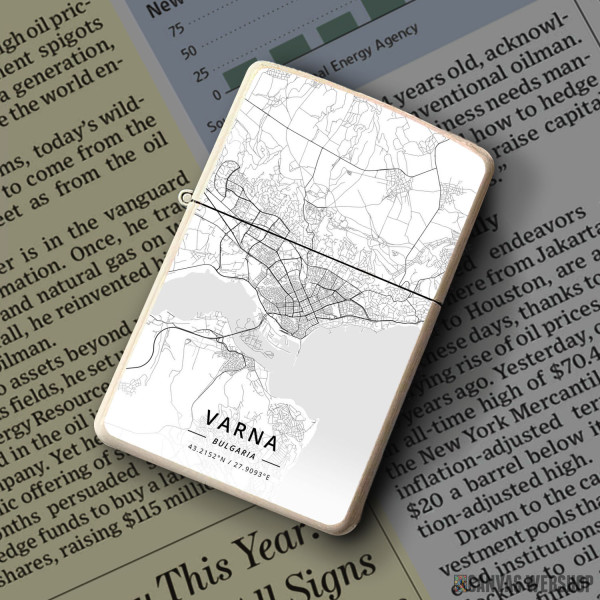 Upaljač Varna mapa - white