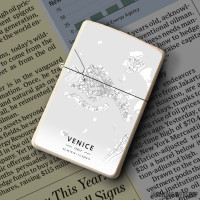 Upaljač Venecija mapa - white