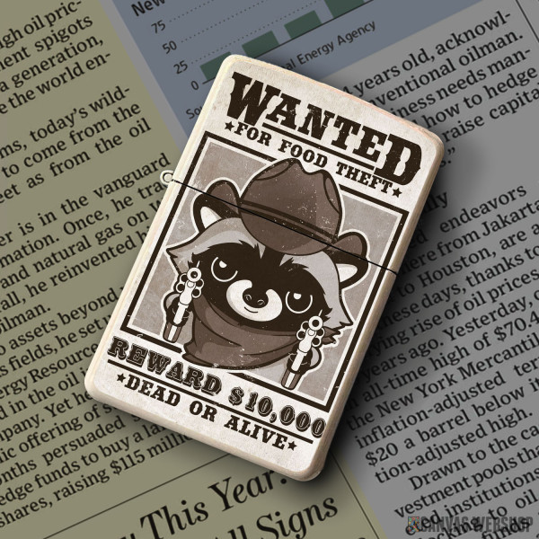Upaljač wanted racoon for food theft