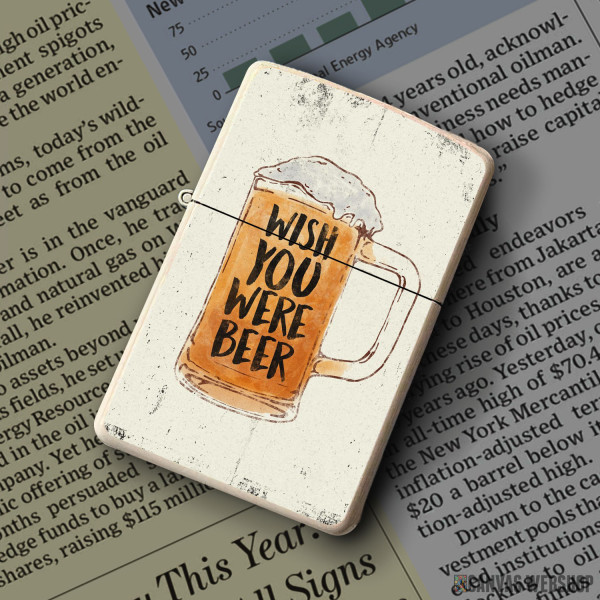 Upaljač Wish You Were Beer Funny