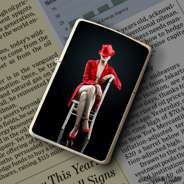 Upaljač Woman in red