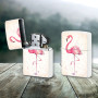 Upaljač Roze flamingo vodenim bojama